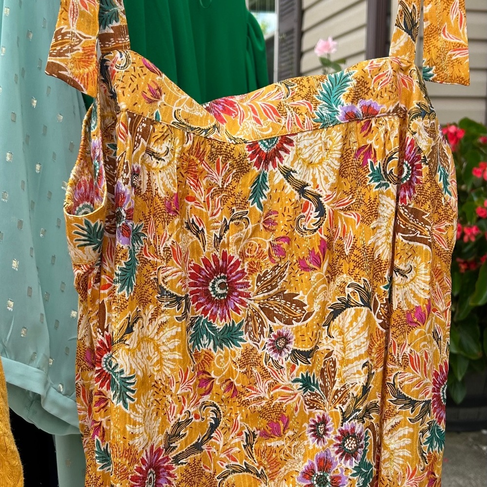 Willow Floral Yellow Blouse